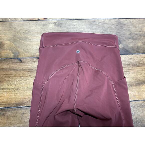 Lululemon Size 4 Brown Women’s Power Through High Rise Leggings - Picture 6 of 11